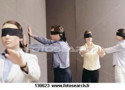 Voyants les yeux bandés